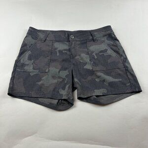 Prana Gray Multi Camouflage Adventure Shorts 10